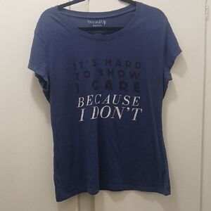 Wound Up Navy Graphic Tee